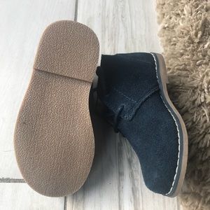 Toddler Janie and jack navy suede chukka boot
